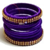 Violet with Stone Lays